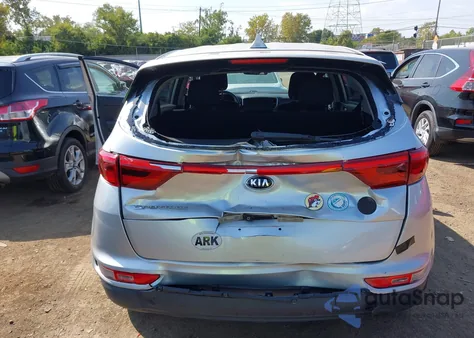 2017 Kia Sportage Lx из США, поврежденный, VIN KNDPMCAC8H7250358